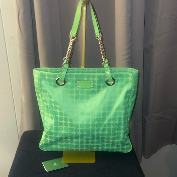Kate Spade Green Chain strap tote - Picture 1 of 14